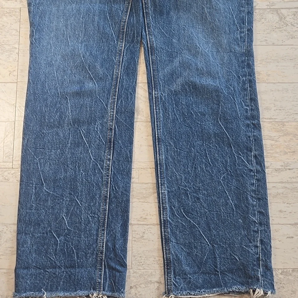 GRLFRND The Cassidy Straight Leg Blue Jeans Size 25 - Picture 3 of 16